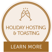 Holiday Hosting and toasting